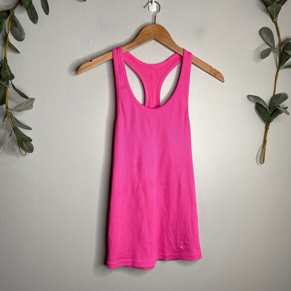 Under Armour Bright Pink Tank LAST CALL - Picture 1 of 5